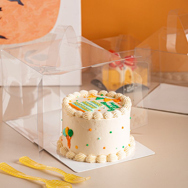 

Box Kue Mika Transparan / Box kue korea / Dus transparan / kotak kue korea lucu