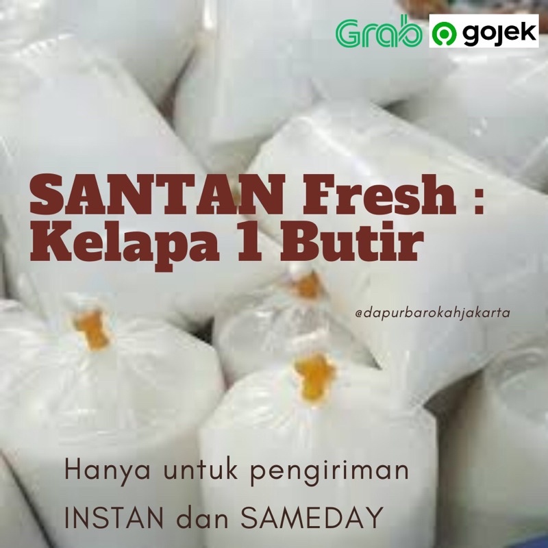 

SANTAN KELAPA 1 BUTIR