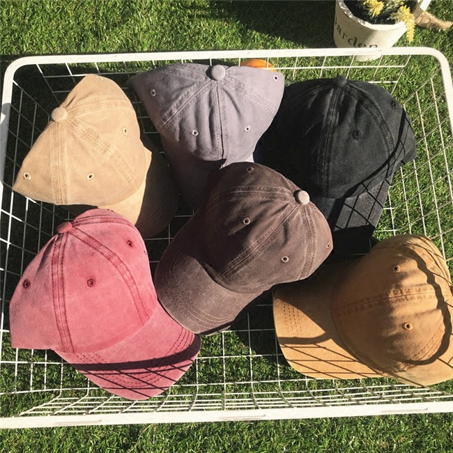 Topi Baseball Warna Polos Gaya Kasual Untuk Olahraga