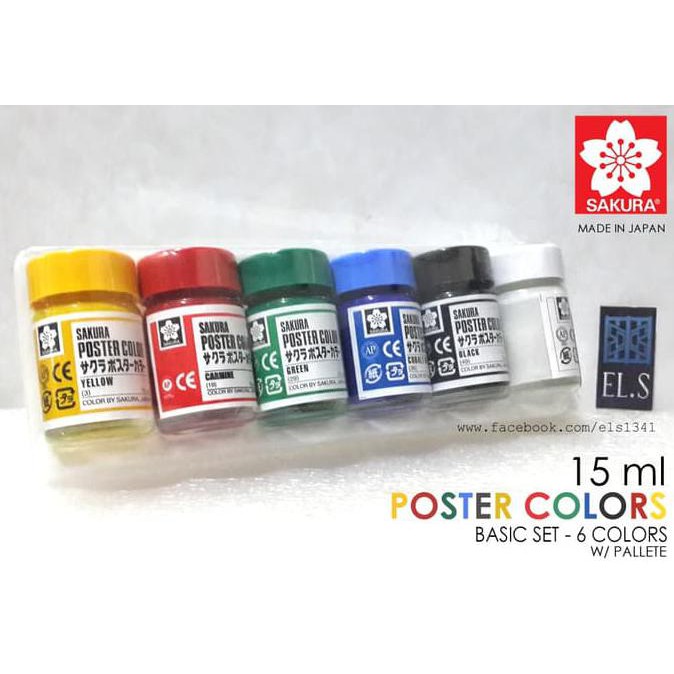 

Sakura Poster Colors - Basic Set 15ml