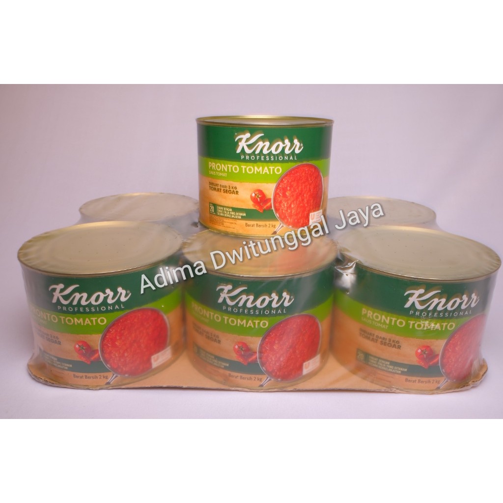 Tomato Pronto Sauce Knorr 2 kg / Saus Tomat Itali