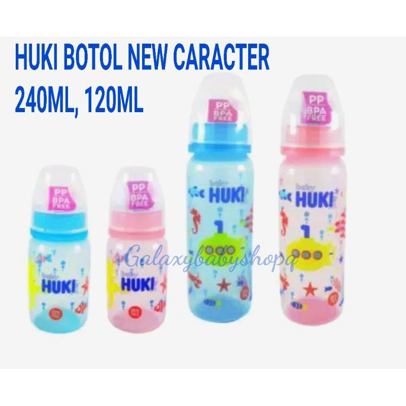 Huki Botol PP Round 120ml/240ml