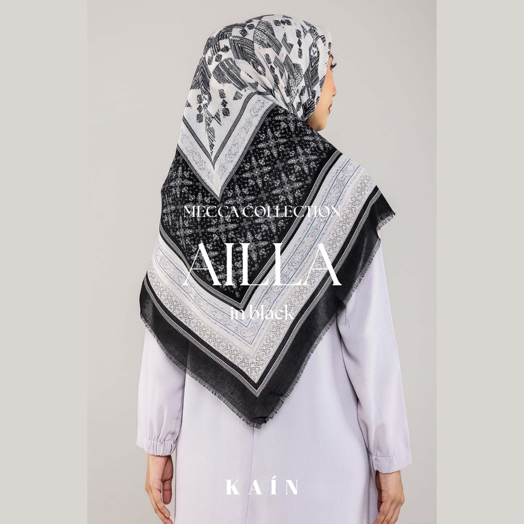 SHOPKAIN Ailla shawl in Black - MECCA COLLECTION