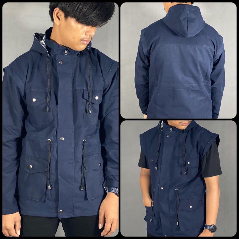 Parka cowok rompi