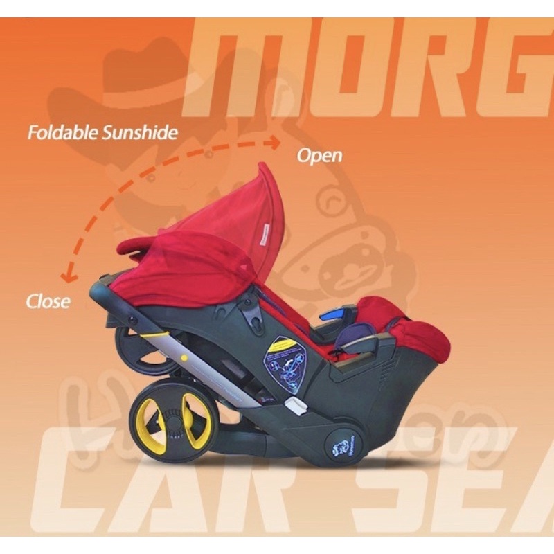 STROLLER 2 IN 1 STROLLER + CAR SEAT MORGAN HM7005.