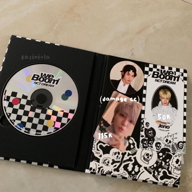 nct dream we boom pc jaemin & boom card jeno