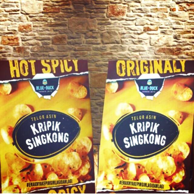 "Blue Duck" Keripik Singkong (Salted Egg Yolks Cassava Chips)
