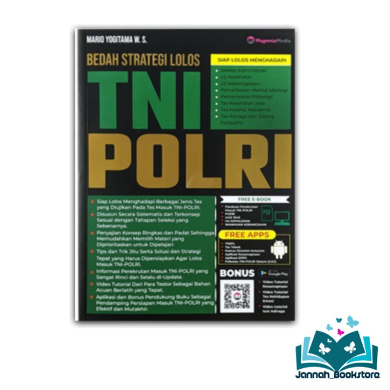 BUKU TES TNI/POLRI - BEDAH STRATEGI LOLOS MASUK TNI POLRI
