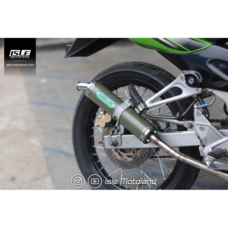 ARROW Exhaust Knalpot Racing 2 Strokes Tak Original Italy Universal