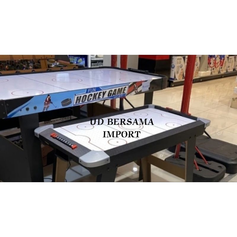 MINI Air Hockey Table Game Dengan Panel Skoring CHAMPS/Meja Mainan