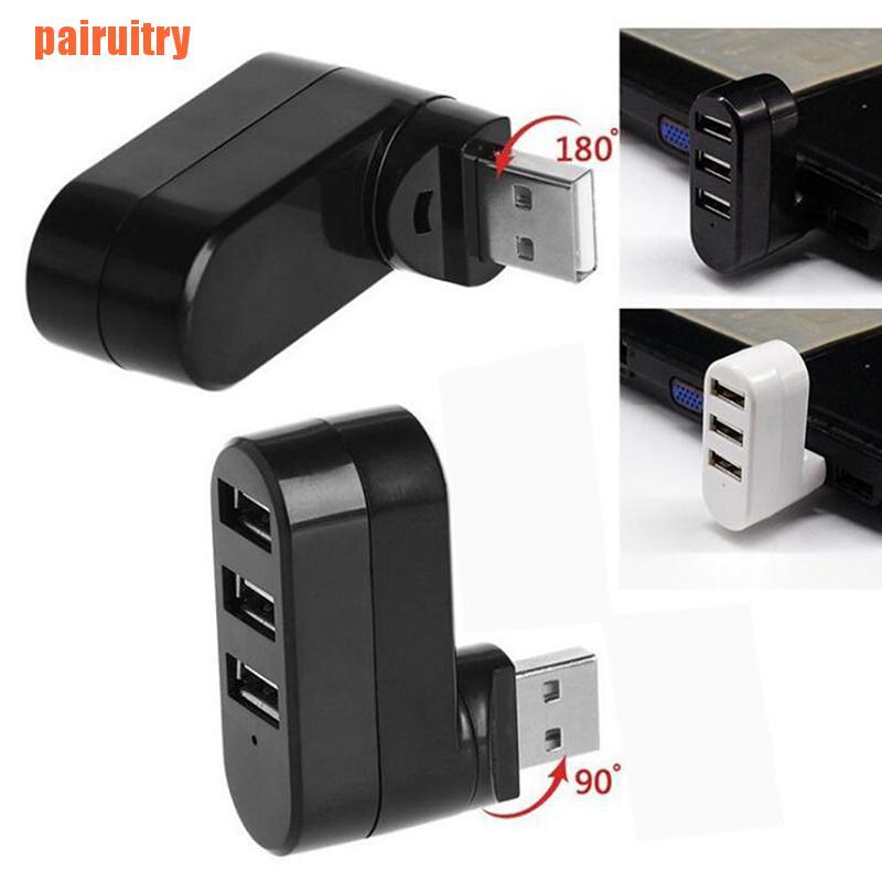 Adapter Splitter 3 port Usb 2.0 Kecepatan Tinggi Dapat Diputar