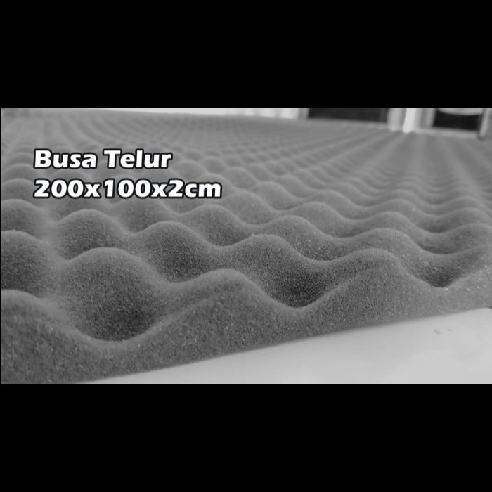 Busa Peredam Suara 200x100x2 cm - Busa Telur Peredam Suara Musik