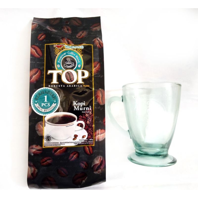 

Top Coffee 158g free Gelas Cantik