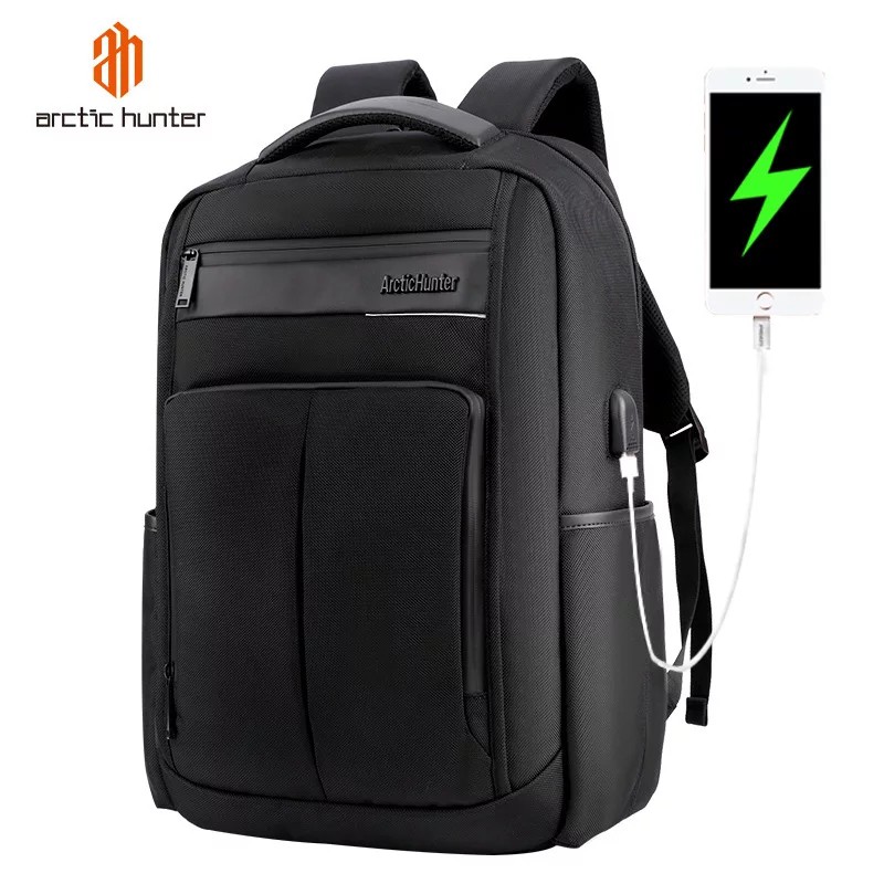 Arctic Hunter Tas Ransel Kasual Backpack Laptop 15.6Inc USB B00121C