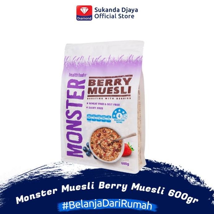 

Cuci Gudang Awal Tahun Monster Muesli Berry Muesli 600gr Cuci Gudang Awal Tahun
