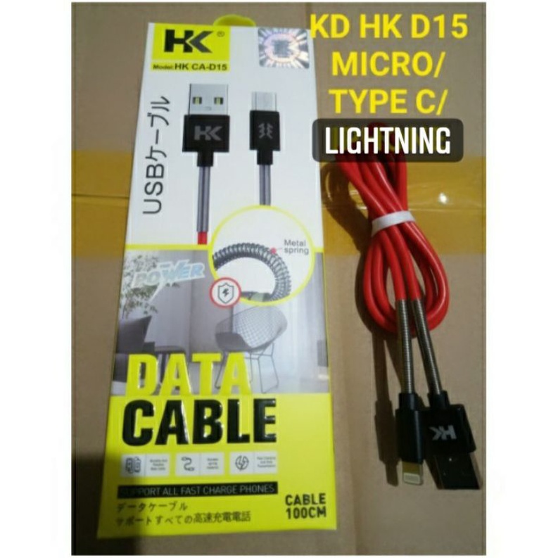 KABEL DATA TYPE C DAN IPH  HK D15 TABSING