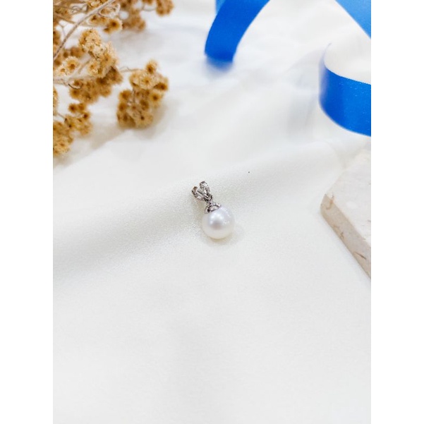 Liontin Emas Mutiara Air Laut Asli