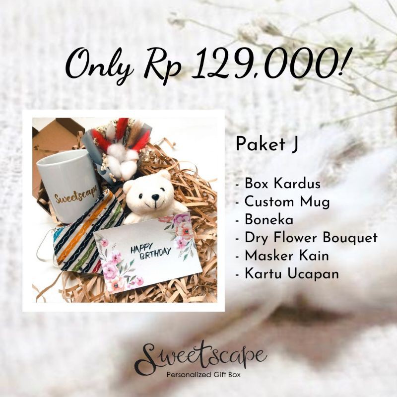 

Gift Box Package 59- Paket Hemat J- Hadiah Ulang Tahun