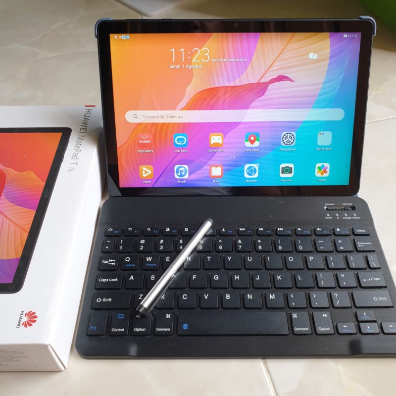 Huawei matepad T10s 4/128 Ram 4gb internal 128gb keyboard wireless dan stylus touch