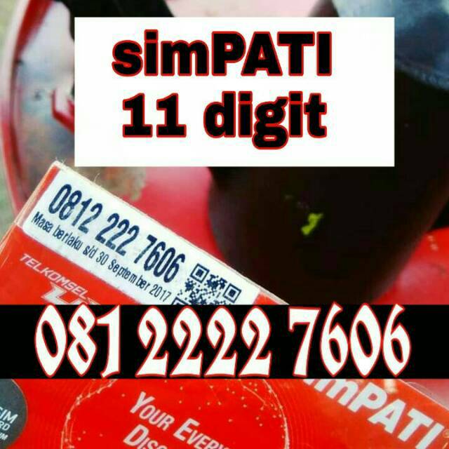 Nomor cantik Kartu perdana simPATI sakti combo spesial 11 digit