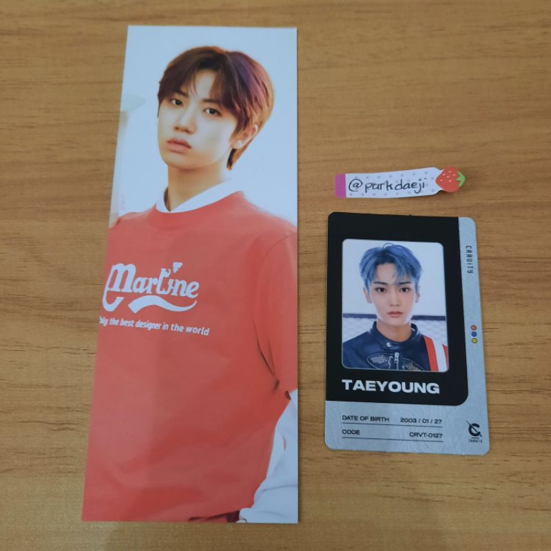 CRAVITY id card taeyoung mini slogan wonjin s3