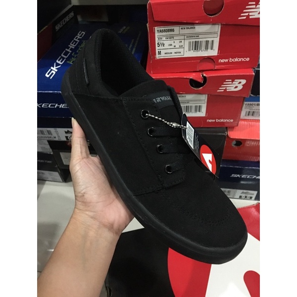 airwalk JIMI mono black.sepatu sneakers airwalk. sepatu sekolah full black aiwalk orignal