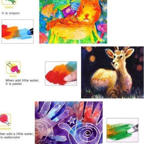 

Terbaru JAR MELO WASHABLE SILKY CRAYONS - Non Toxic Silky Crayons 24pcs