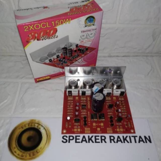 Kit Power Amplifie stereo OCL 2x150W