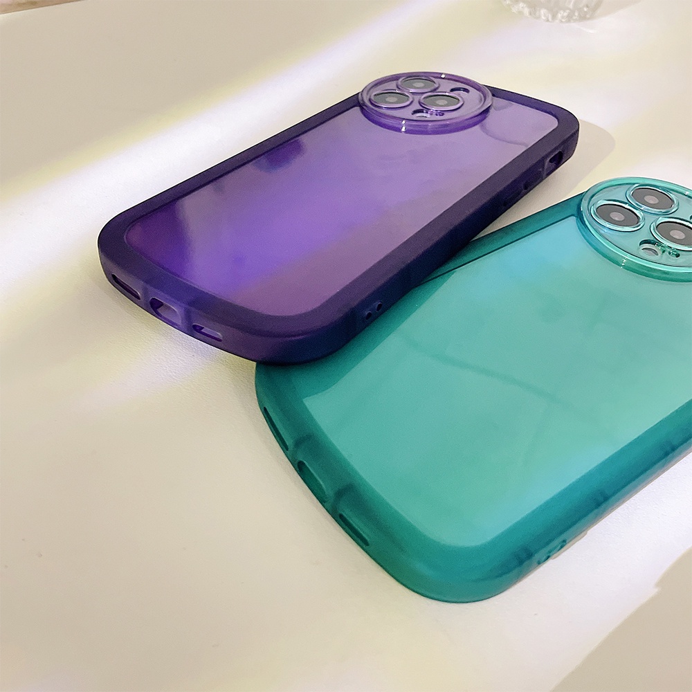 Soft Case TPU Shockproof Warna Permen Macaron Cover iPhone 14 13 12 11 Pro Max X XR Xs Max 7 8 Plus SE