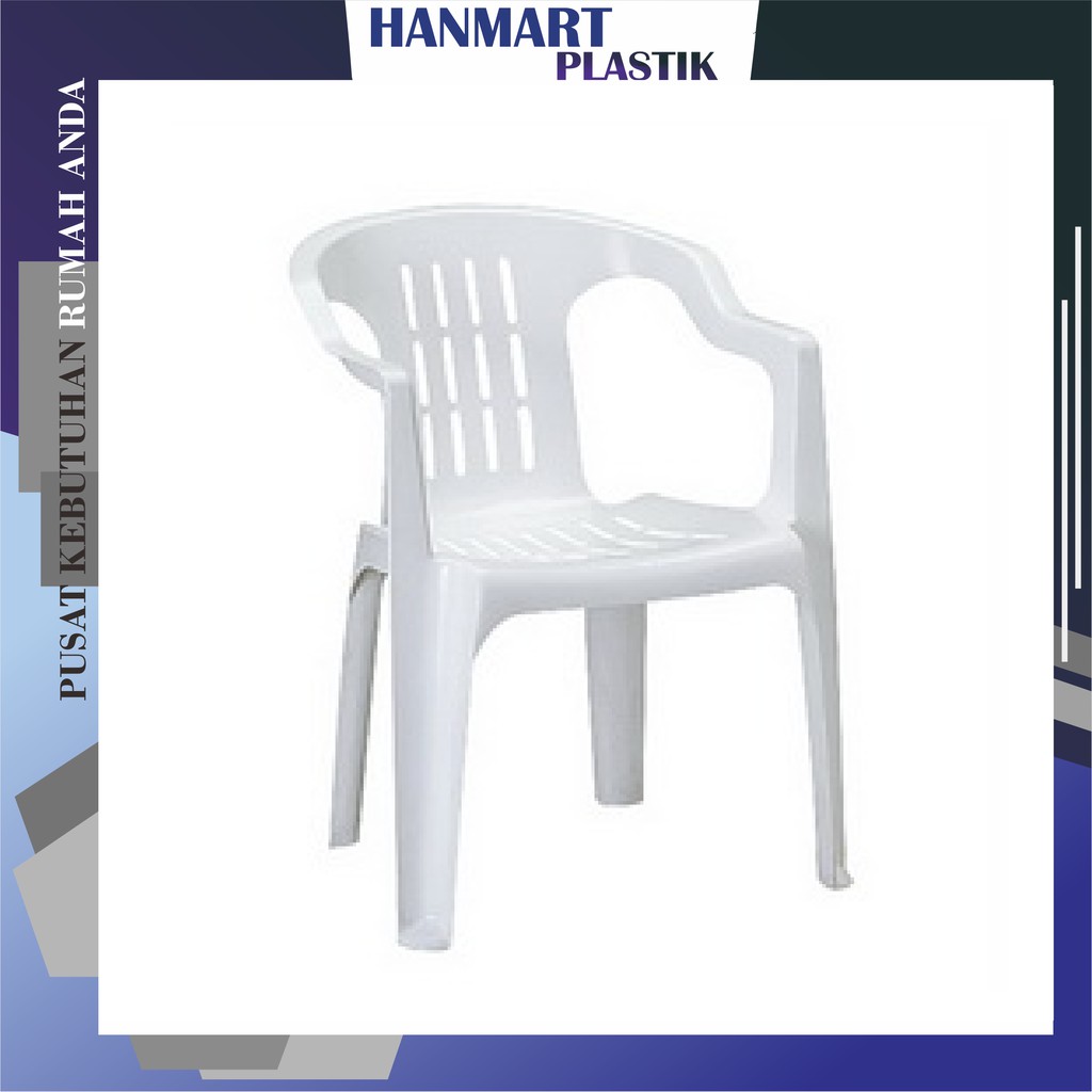 Impala Chair EC-6 Lion Star Kursi Sandar Plastik Kokoh Kuat dgn Lengan