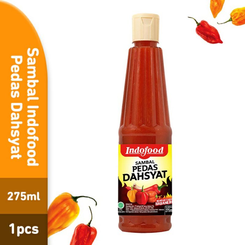 

INDOFOOD Sambal Pedas Dahsyat 275 ml
