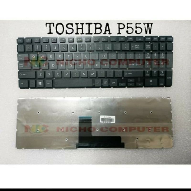 KEYBOARD TOSHIBA Satellite Radius P55 P55-A P55-B P55W P55W-B P55W-C