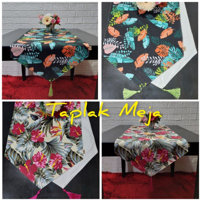 Promo Taplak Meja Tamu, Tapplak Meja Panjang, Alas Meja Tamu, Tapllak Meja Makan Panjang, Alas Meja