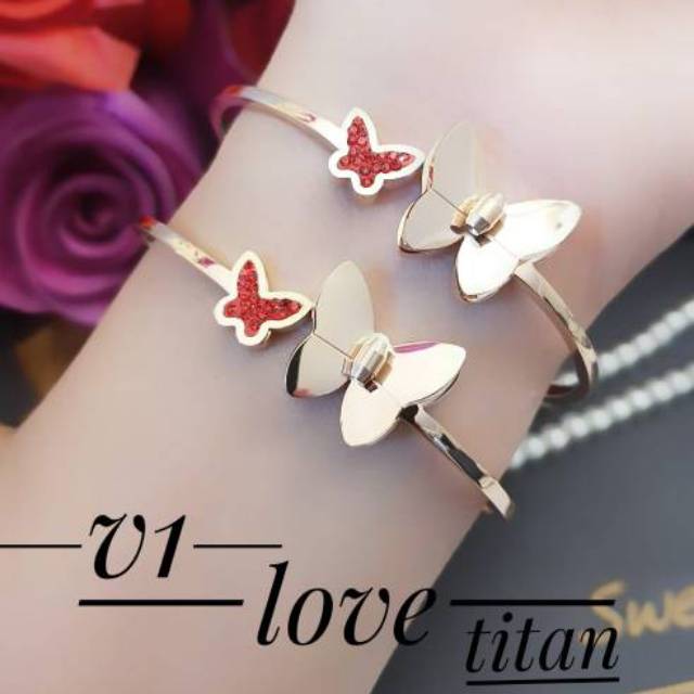 Titanium gelang dan cincin 0229