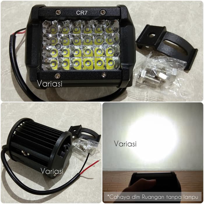 Lampu tembak sorot LED CWL 24mata Cree waterproof