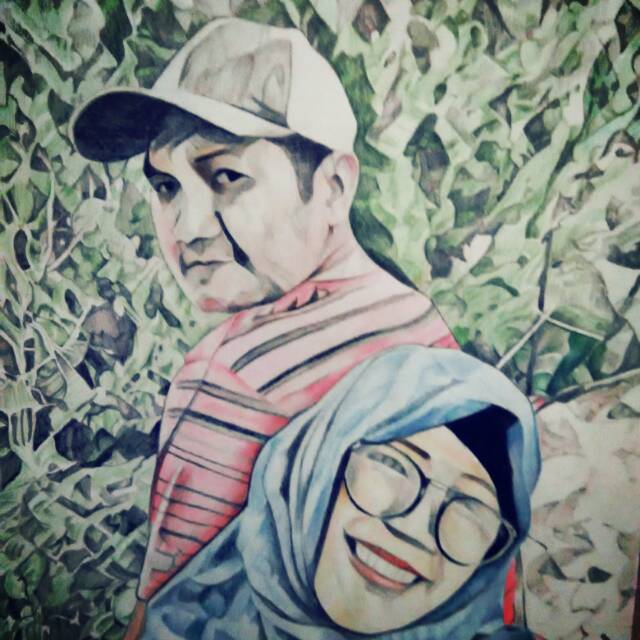 Lukisan wajah dan karikatur