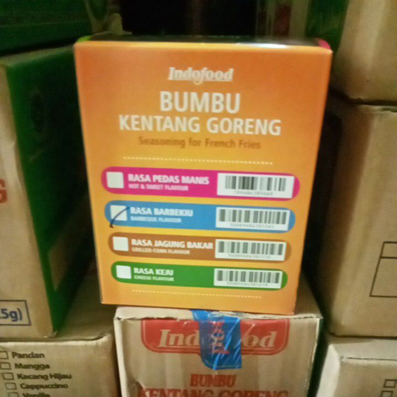 

Bumbu Kentang Goreng Indofood Barbeque 1 Box