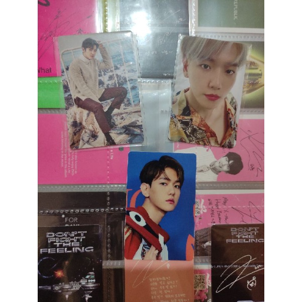 Photocard PC Baekhyun Japan SuperM Chanyeol