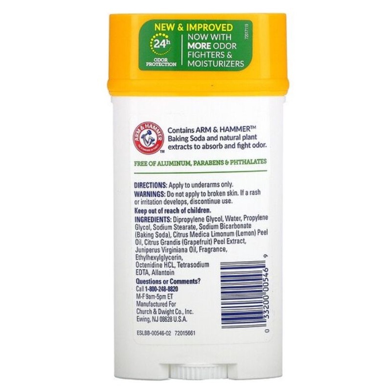 Arm &amp; Hammer Deodorant, Juniper Berry 71 g