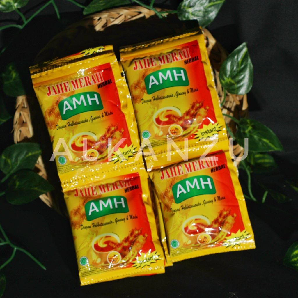 

JAHE MERAH SUPER AMH AMANAH RENCENG/10 SACHET PLUS HABBAT,GINSENG & MADU