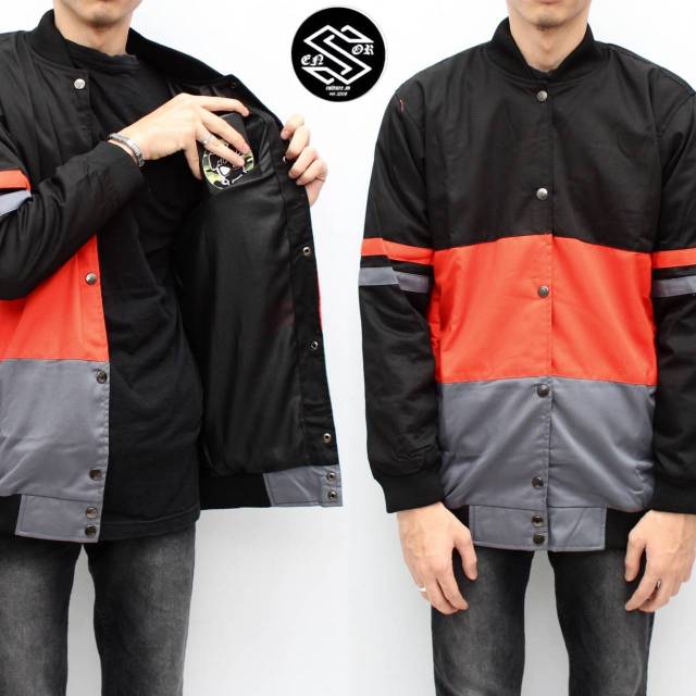 Jaket baseball 3D / jaket baseball original sensor / jaket premium / jaket murah / jaket bandung