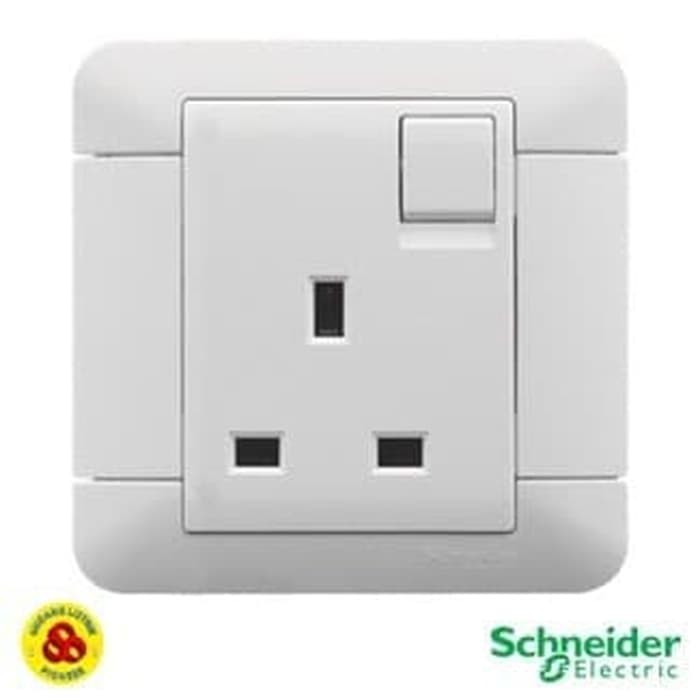 Promo STOP KONTAK AC E8115N_WE ARCATO SCHNEIDER ELECTRIC Diskon