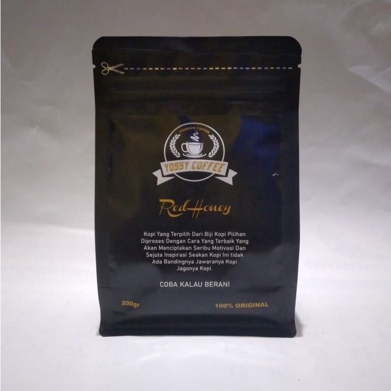 KOPI PREMIUM ARABICA RED HONEY TERBAIK TERMURAH DAN 100% ORIGINAL JAWARA NYA KOPI AROMA GARUT 200 GR