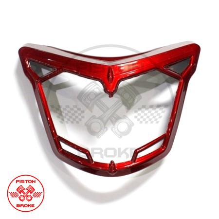 LIST / COVER LAMPU DEPAN / HEADLAMP MX 150 / MX KING