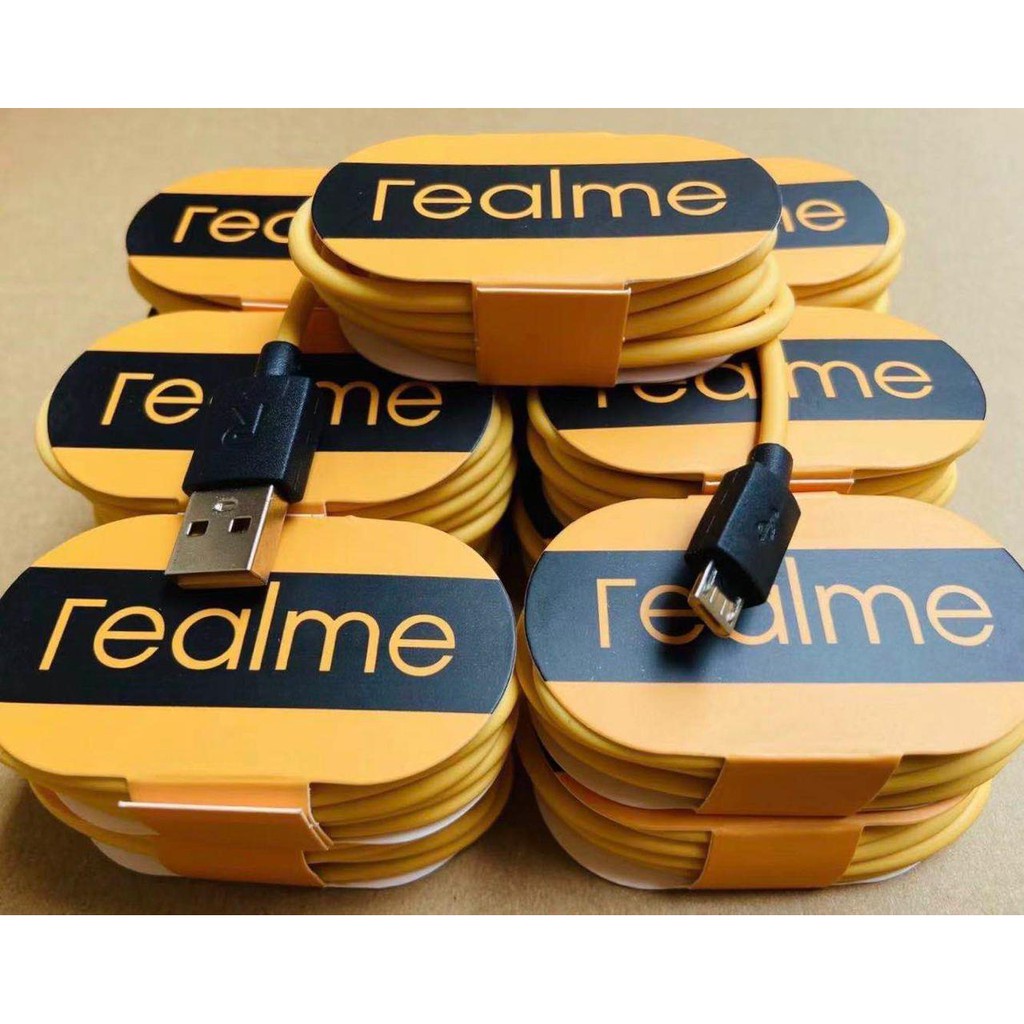 Trend-Kabel Data Realme Type C / Micro Usb Cable Fast Charging Warna Kuning 1 Meter