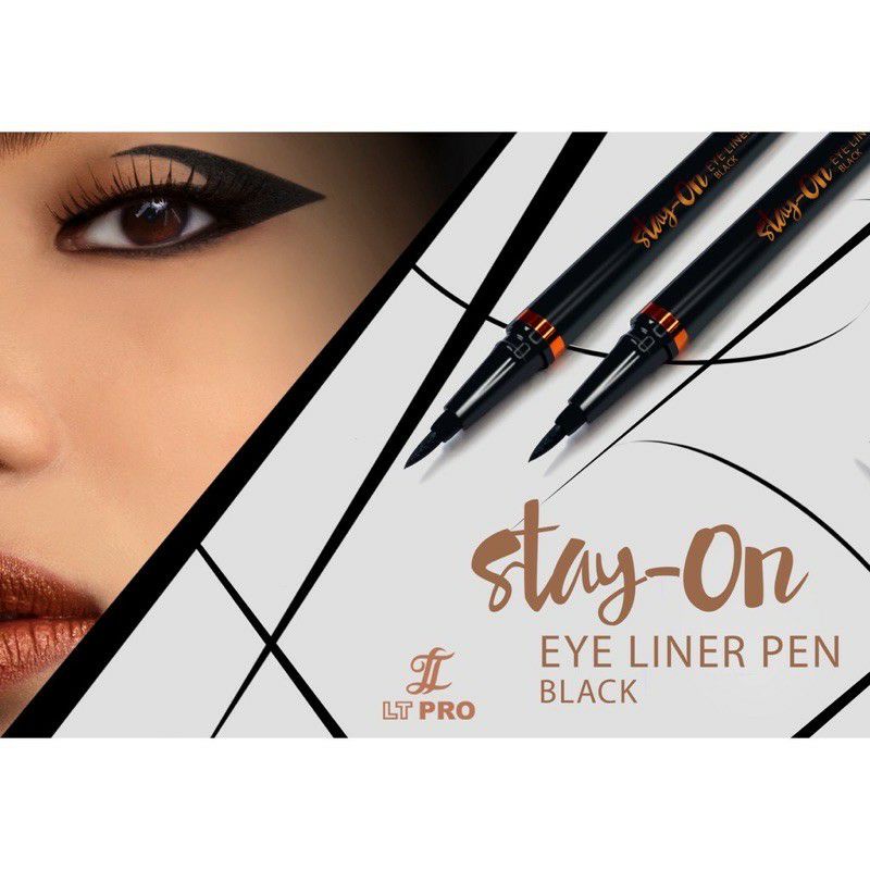 Lt Pro Stay on eye linner pen black murah