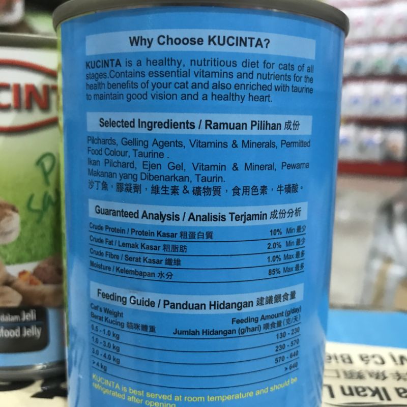 Kucinta Kaleng 400gr Makanan Basah Kucing - Fisherman