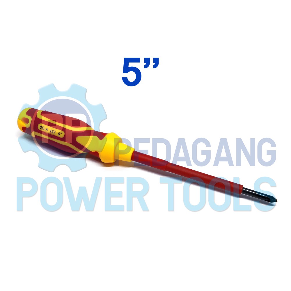 ATS OBENG LISTRIK AC 5 INCH PLUS GAGANG KARET ELECTRIC SCREWDRIVER