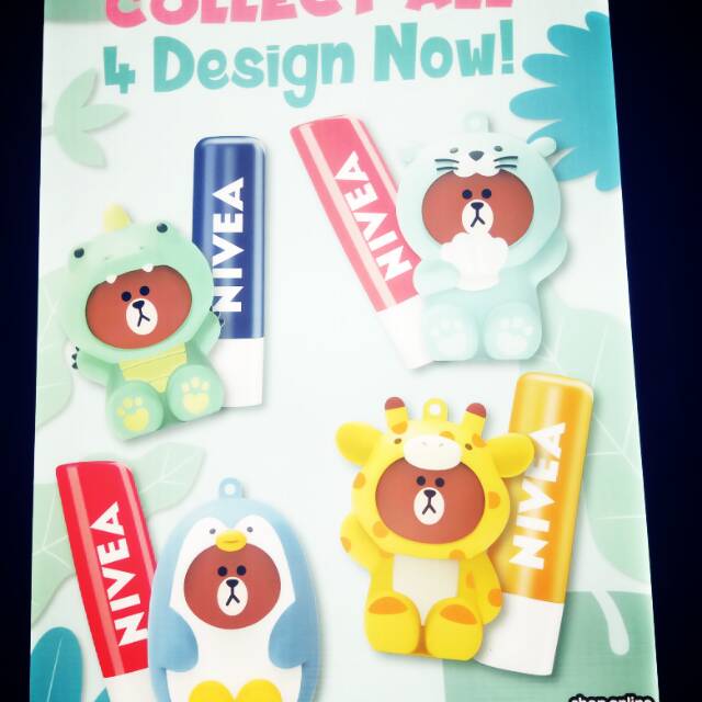 Nivea line lipbalm BROWN SPECIAL EDITION