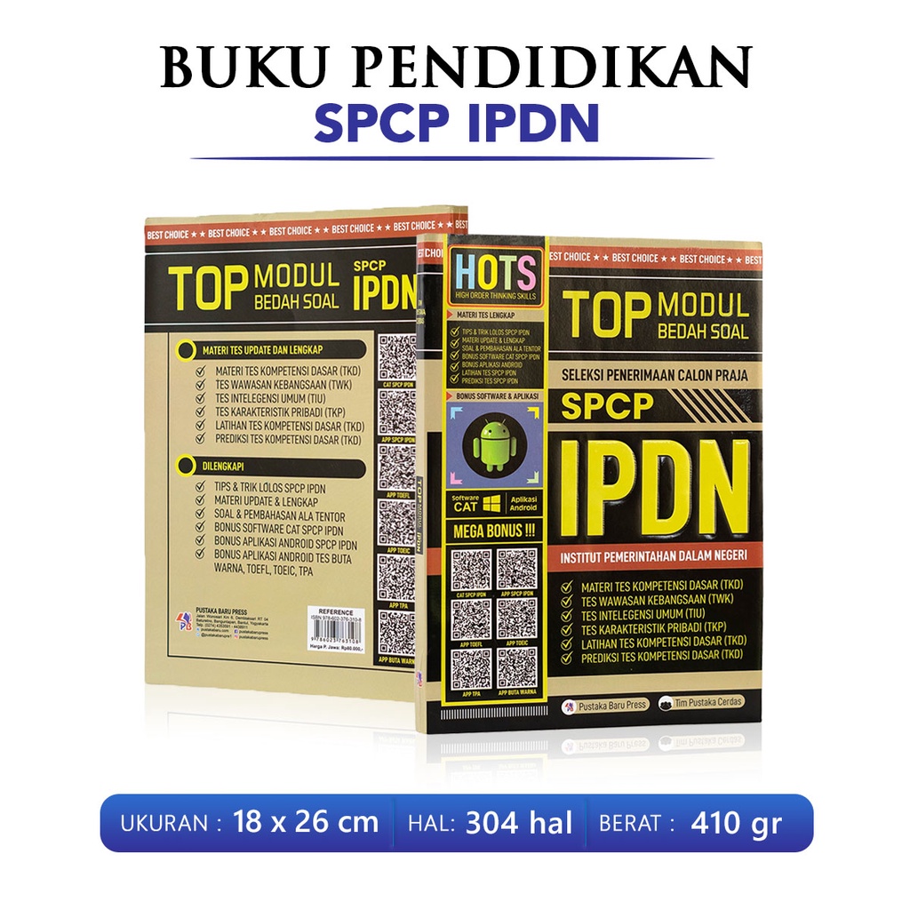 Buku ipdn tes ipdn buku skd ipdn : Top Modul Bedah Soal Seleksi Penerimaan Calon Praja SPCP IPDN 2022 2023-1